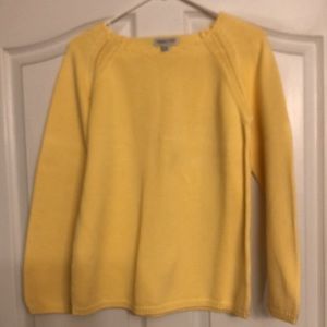 Coldwater Creek sweater, Yellow, size Small, excellent condition